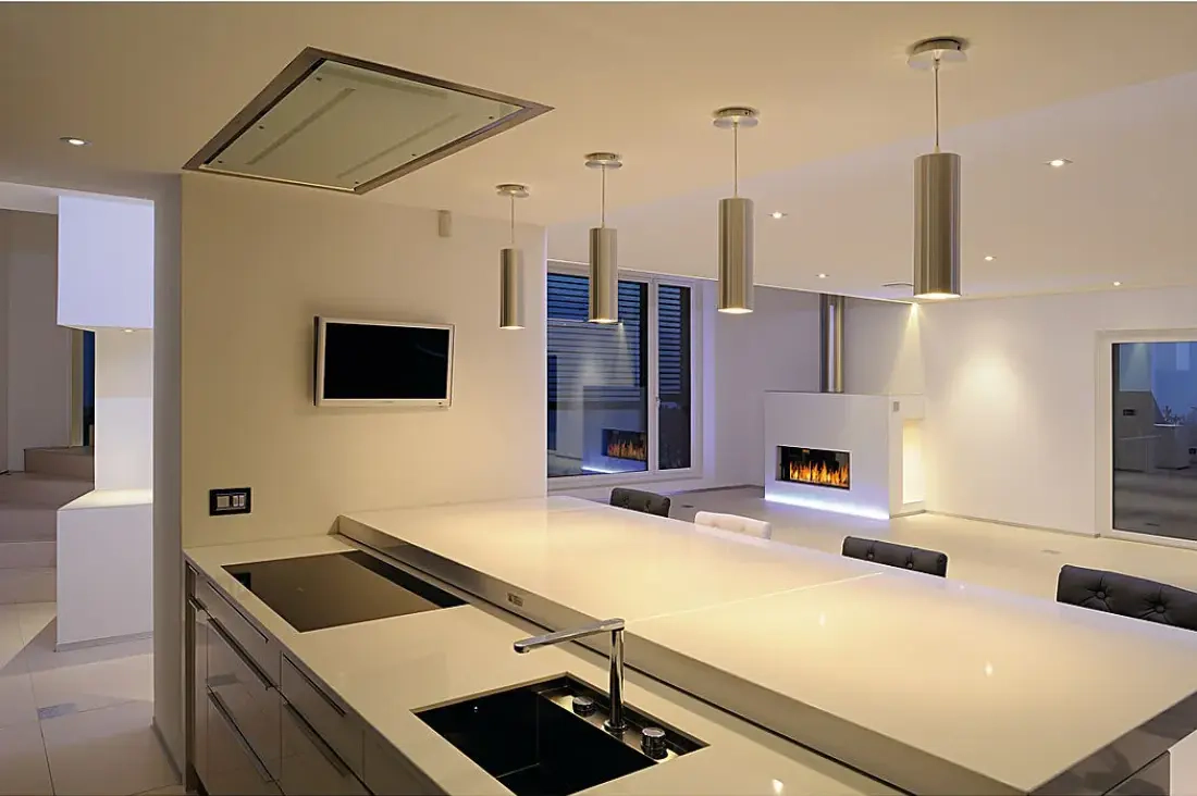 Stylish Statement Lighting Kitchen Idea