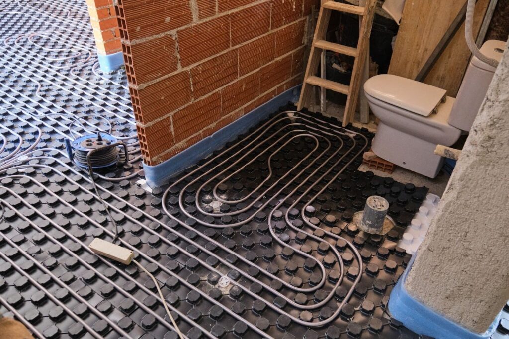 Popular bathroom remodeling trend - radiation floor heating